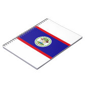 Belize-Flagge Notizblock (Linke Seite)