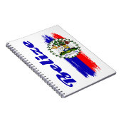 Belize-Flagge Notizblock (Rechte Seite)