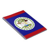 Belize-Flagge Notizblock (Rechte Seite)