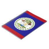 Belize-Flagge Notizblock (Linke Seite)