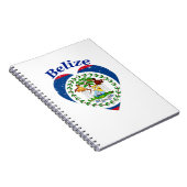 Belize-Flagge Notizblock (Rechte Seite)