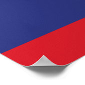 Belize-Flagge Poster (Ecke)