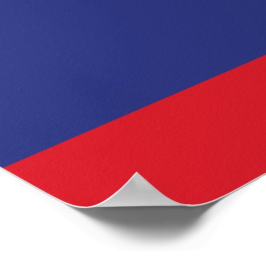 Belize-Flagge Poster (Ecke)