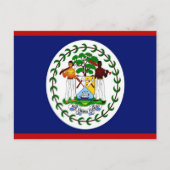Belize - Flagge - Postkarte (Vorderseite)