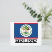 Belize-Flagge Postkarte (Stehend Vorderseite)