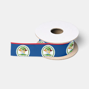 Belize-Flagge Satinband