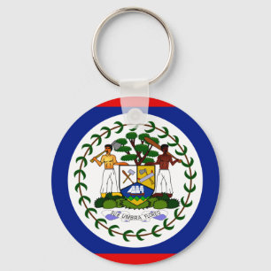 Belize-Flagge Schlüsselanhänger
