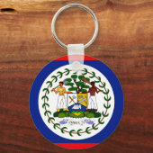 Belize-Flagge Schlüsselanhänger (Vorderseite)
