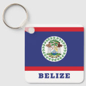 Belize-Flagge Schlüsselanhänger (Vorderseite)
