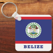 Belize-Flagge Schlüsselanhänger (Vorderseite)