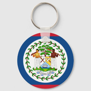 Belize-Flagge Schlüsselanhänger