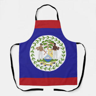 Belize-Flagge Schürze