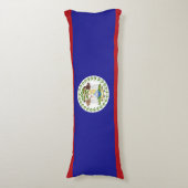 Belize-Flagge Seitenschläferkissen (Vorderseite Vertikal)