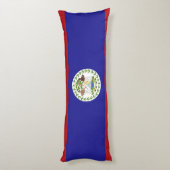 Belize-Flagge Seitenschläferkissen (Rückseite (Vertikal))