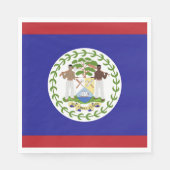 Belize-Flagge Serviette (Vorderseite)