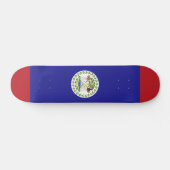 Belize-Flagge Skateboard (Horizontal)