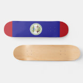 Belize-Flagge Skateboard (Horizontal)