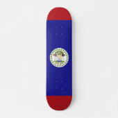 Belize-Flagge Skateboard (Vorne)