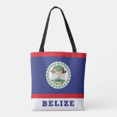 Belize-Flagge Tasche (Rückseite)
