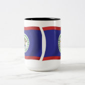 Belize-Flagge Tasse (Mittel)