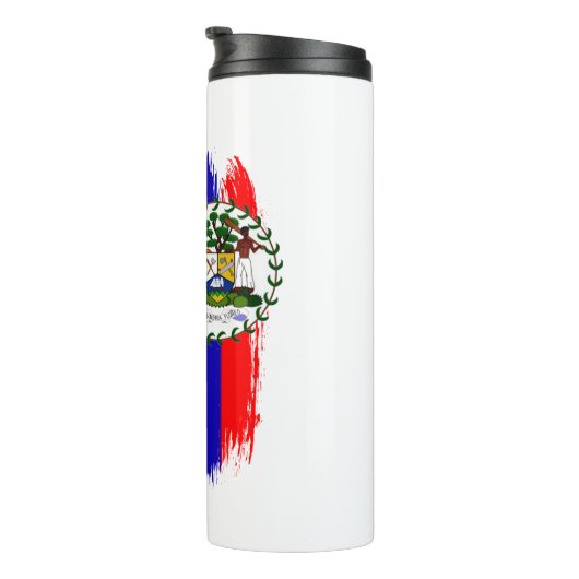 Belize-Flagge Thermosbecher (Nach rechts gedreht)
