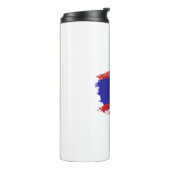 Belize-Flagge Thermosbecher (Nach links gedreht)