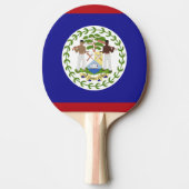 Belize-Flagge Tischtennis Schläger (Vorderseite)