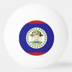 Belize-Flagge Tischtennisball