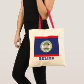 Belize-Flagge Tragetasche (Vorderseite (Produkt))