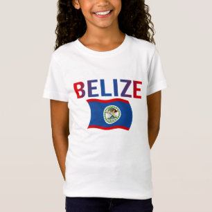 Belize-Flagge - Tri Farbe T-Shirt