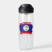 Belize-Flagge Trinkflasche (Rückseite)