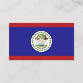 Belize-Flagge Visitenkarte (Vorderseite)