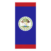 Belize-Flagge Werbekarte (Vorne)