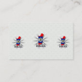 Belize-Flaggen-Karte 2,0 Visitenkarte (Rückseite)