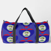 Belize-Flaggen-Stadion Duffle Bag (Vorderseite)