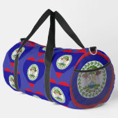 Belize-Flaggen-Stadion Duffle Bag (Rechte Ecke)