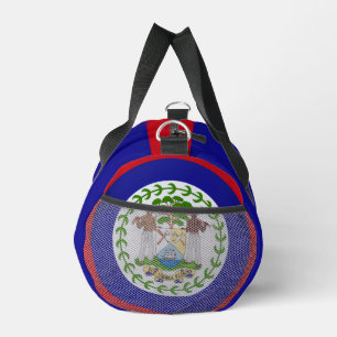 Belize-Flaggen-Stadion  Duffle Bag