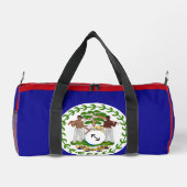 Belize-Flaggen-Stadion Duffle Bag (Rückseite)