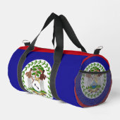 Belize-Flaggen-Stadion Duffle Bag (Rechte Ecke)