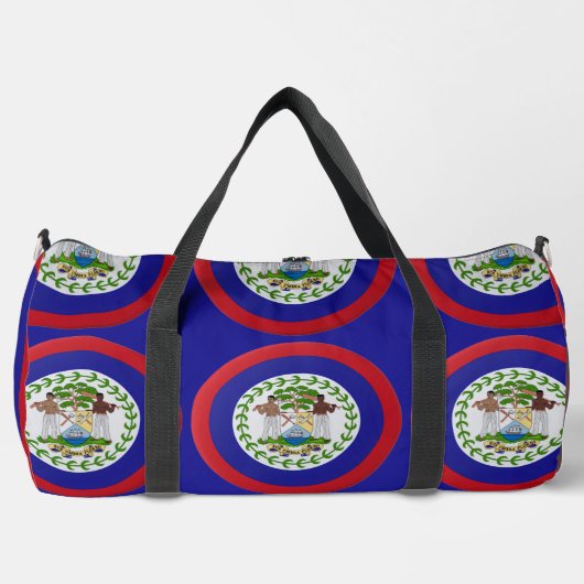 Belize-Flaggen-Stadion Duffle Bag (Vorderseite)