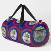Belize-Flaggen-Stadion Duffle Bag (Rechte Ecke)