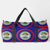 Belize-Flaggen-Stadion Duffle Bag (Rückseite)