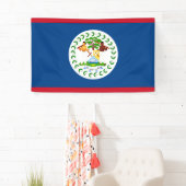 Belize-Flaggenbanner Banner (Insitu)