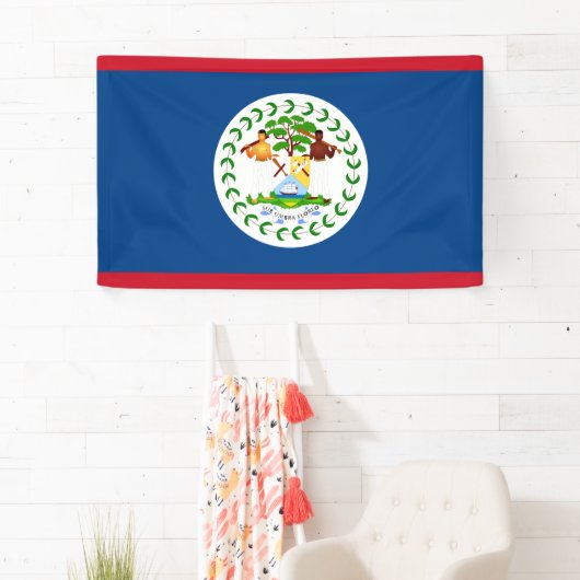 Belize-Flaggenbanner Banner (Insitu)