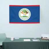 Belize-Flaggenbanner Banner (Messeveranstaltung)