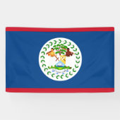 Belize-Flaggenbanner Banner (Horizontal)
