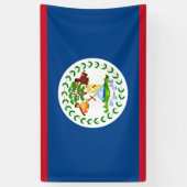 Belize-Flaggenbanner Banner (Vertikal)