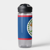 Belize Flasche, patriotische belizische Flagge Trinkflasche (Vorderseite)