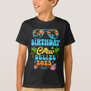 Belize Geburtstags-Crew Urlaub Kreuzfahrt 2025 Som T-Shirt