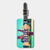 Belize Gepäckanhänger (Vorderseite vertikal)